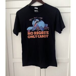 Disney Port&Company Stitch Halloween Tshirt Sz. S cotton black